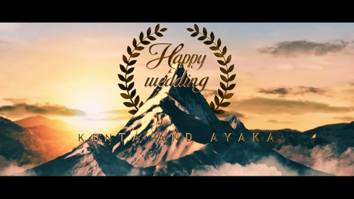 映画予告のような結婚式オープニングムービー「ハルマゲドントレーラー」