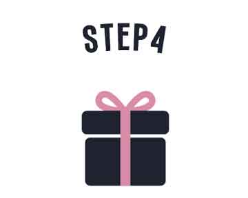 ステップ4：お支払いとお届け