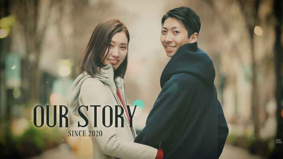 プロフィールムービーフィルムのお二人の画像