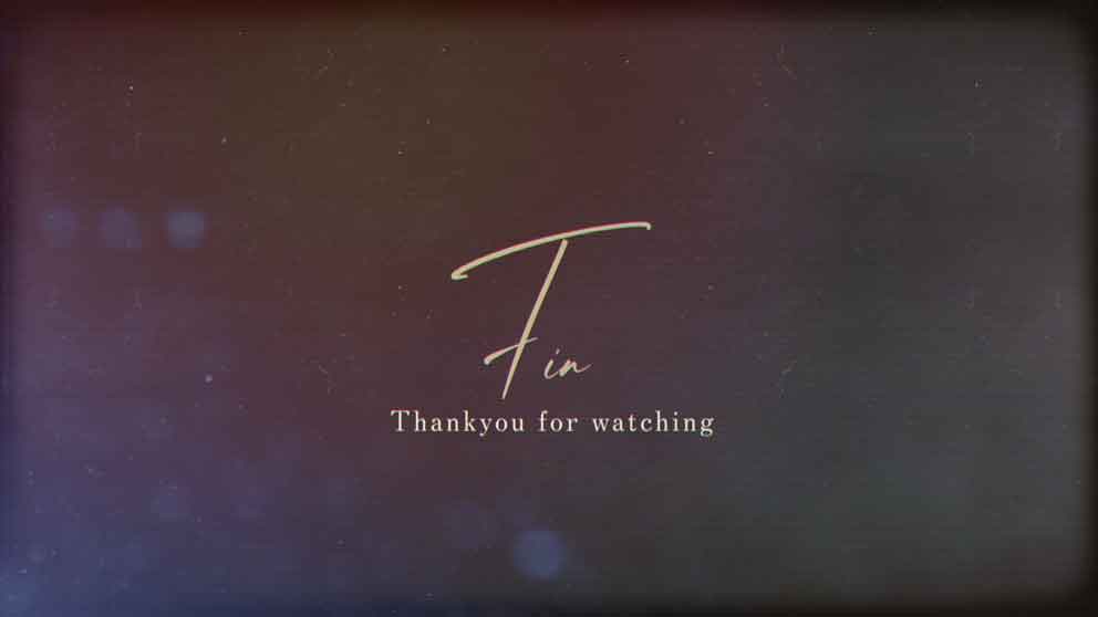 ラストシーンのエレガント雰囲気の画像