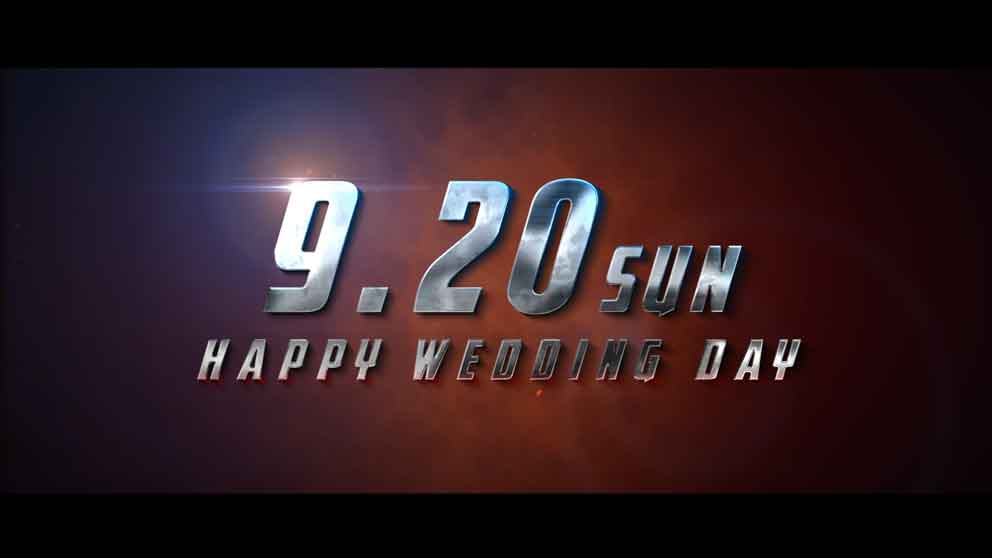 オープニングムービーメタルマン：エンドカードシーン