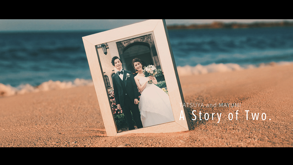 プロフィールムービー冒頭浜辺の画像